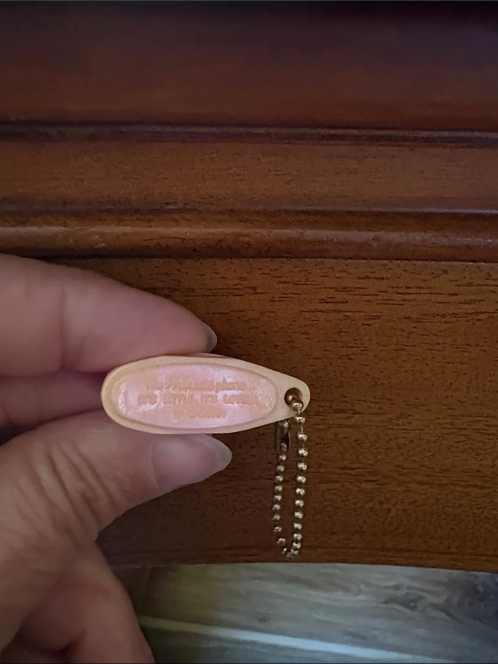 Pink Novelty Retro Phone Keychain - Pink